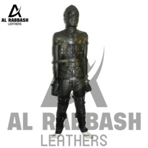 Black Leather Inescapable Bondage Suit – BDSM Gay Fetish Full Body Gear