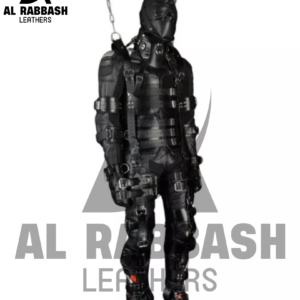 Leather BDSM Bondage Body Suspension Harness with Wrist Restraints