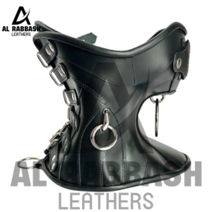 Steampunk Real Leather Posture Collar Neck Corset – Premium Mask Bondage Gear
