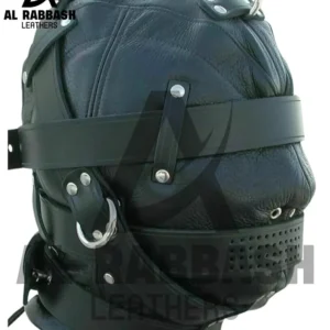 Genuine Leather Hood – Handmade Sensory Experience Mask