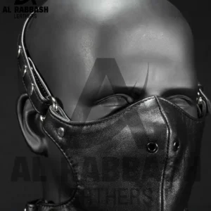 Genuine Leather Full Face Cover Mask | Handmade Breathable Hood