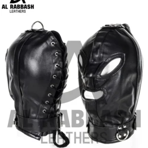 Genuine Leather Hood – Handmade Sensory Experience Mask