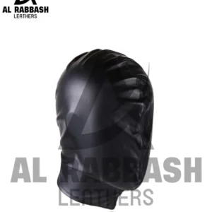 Soft Leather Full Head Hood with Adjustable Lacing – Unisex Cosplay & Costume Headgear