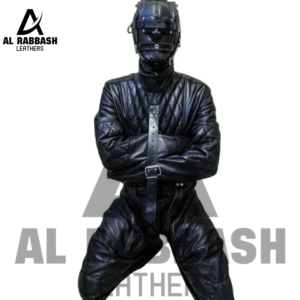 Split Puppy Bondage Suit – Genuine Leather BDSM Restraint Outfit