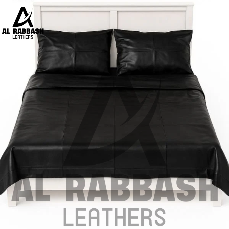 BDSM Leather Bedsheet – Full Grain Cowhide Fetish Bed Set