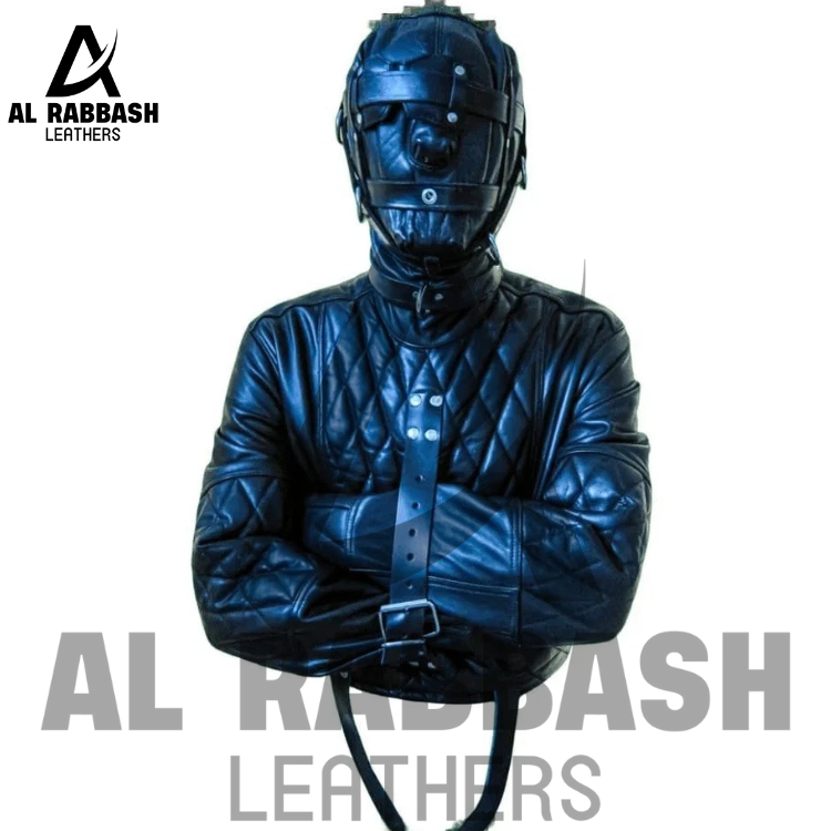 Split Puppy Bondage Suit – Genuine Leather BDSM Restraint Outfit - Image 3