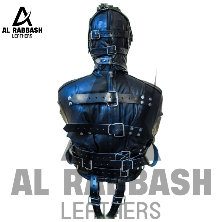 Split Puppy Bondage Suit – Genuine Leather BDSM Restraint Outfit - Image 4