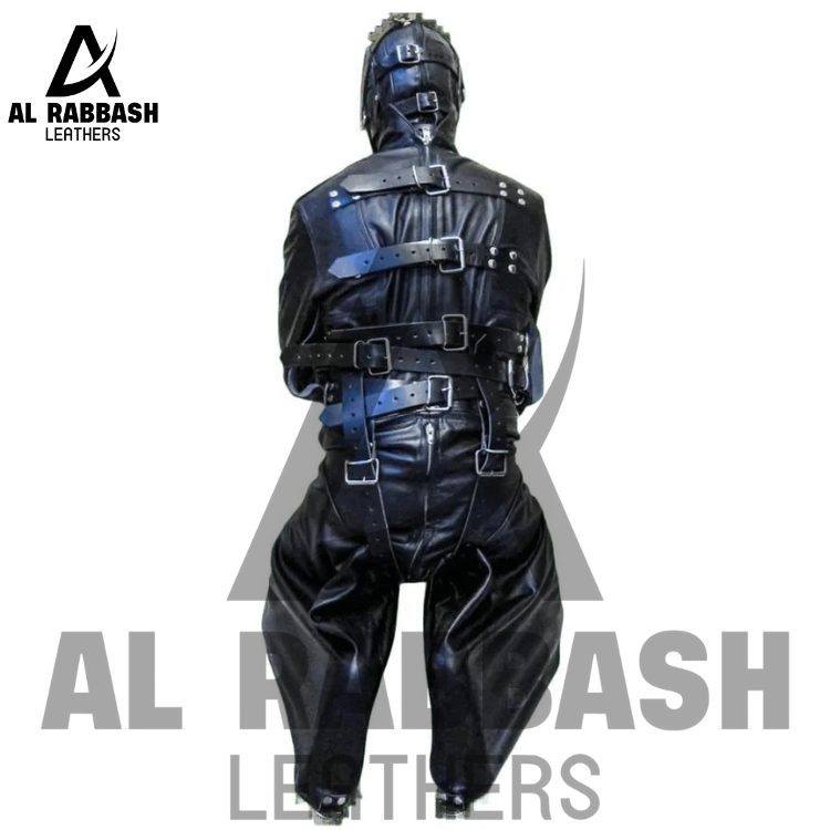 Split Puppy Bondage Suit – Genuine Leather BDSM Restraint Outfit - Image 6