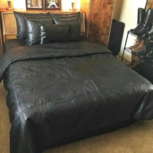 Leather Bedding Set