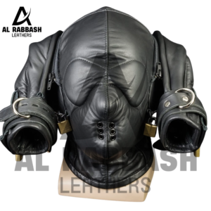 Leather Bondage Scream Hood