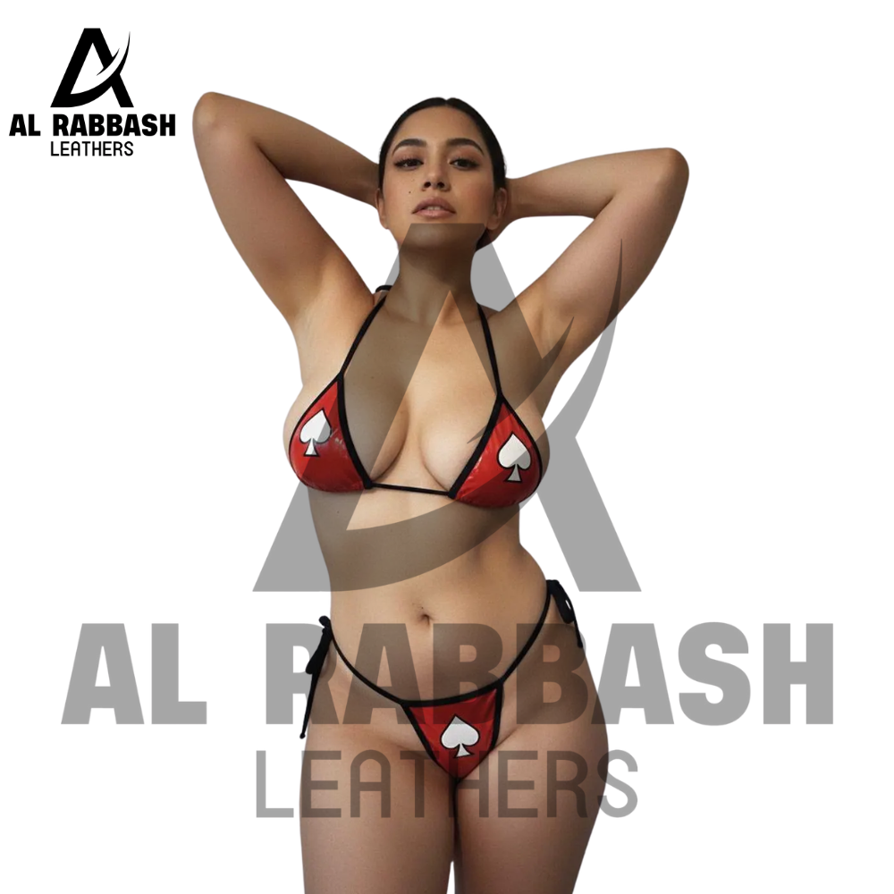 Women Red Micro Lingerie Set