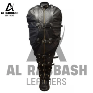 Heavy Duty Leather Bondage Sleep Sack with Straps & Zipper
