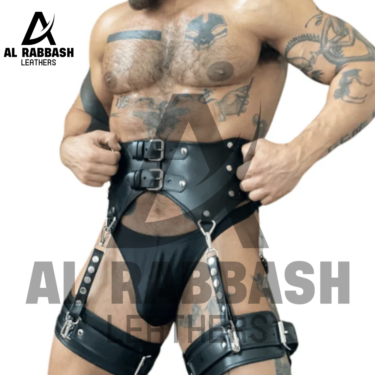 Leather Corset Harness with Adjustable Straps