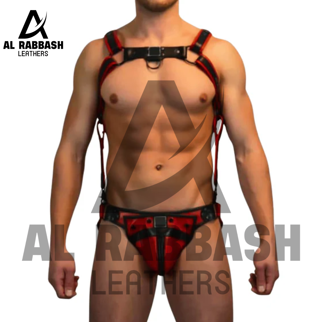 Men’s Leather Harness with Jockstrap - Image 2