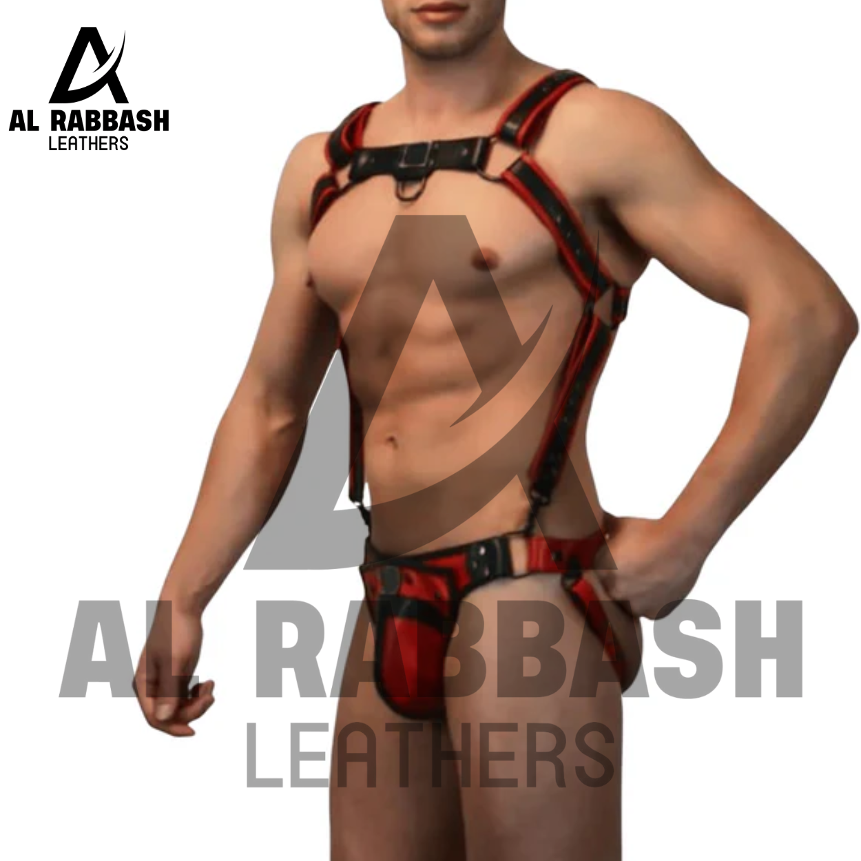 Men’s Leather Harness with Jockstrap - Image 3