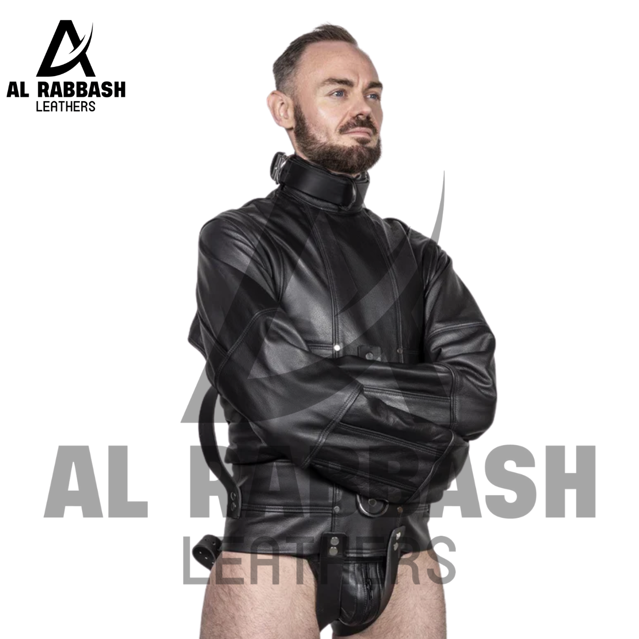 Leather Bondage Straightjacket