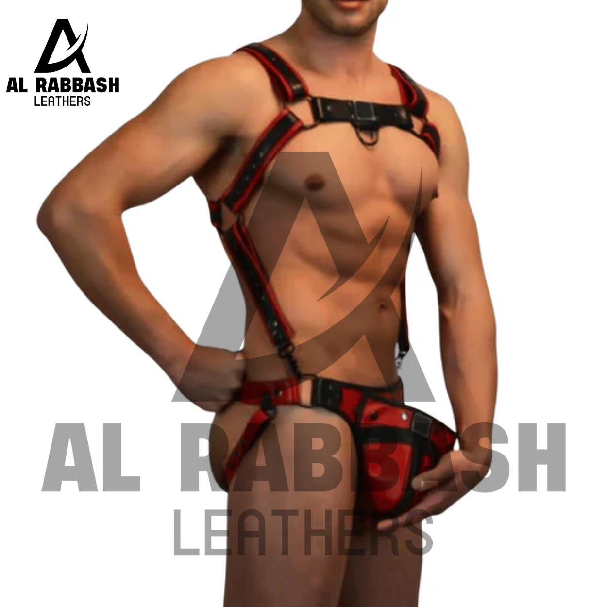 Men’s Leather Harness with Jockstrap - Image 6