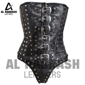 Studded Leather Overbust Corset